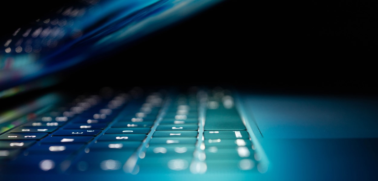 A computer keyboard