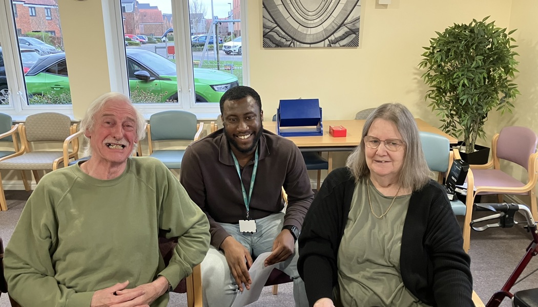 Residents Dave And Moria With Eddie