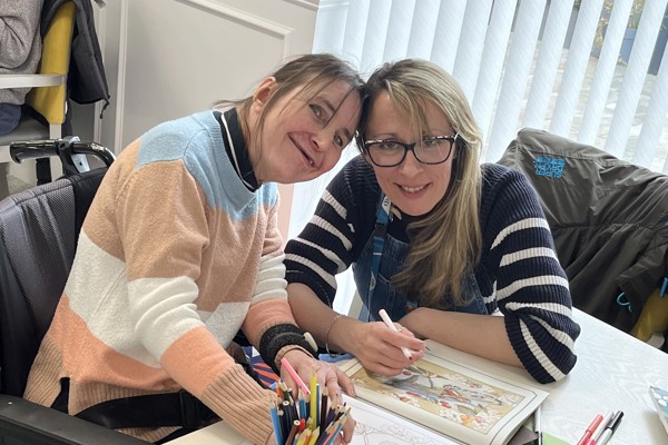 Caroline Owen And Learning Disability Worker, Jess Mcgaw