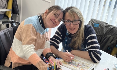 Caroline Owen And Learning Disability Worker, Jess Mcgaw