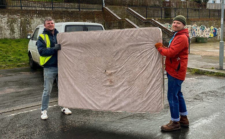 Farley Bank Clean Up 1