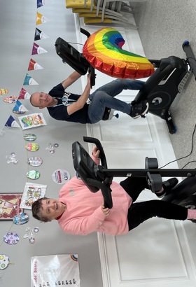Michele Knights And Learning Disability Member Mark Allsworth