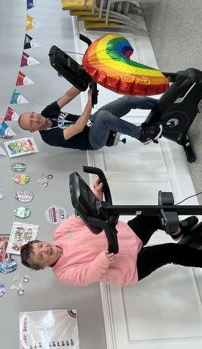 Michele Knights And Learning Disability Member Mark Allsworth