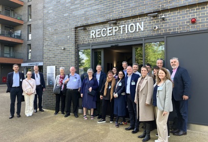 Southern Housing And Baptistcare Representatives At Halton Court In London