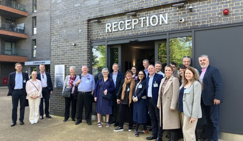 Southern Housing And Baptistcare Representatives At Halton Court In London