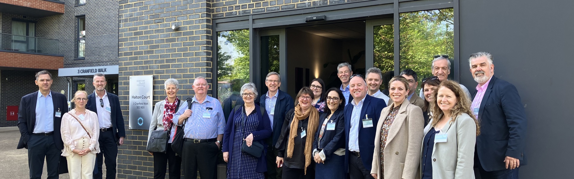 Southern Housing And Baptistcare Representatives At Halton Court In London