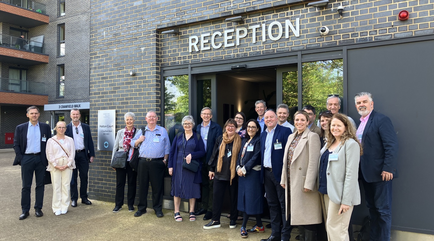 Southern Housing And Baptistcare Representatives At Halton Court In London