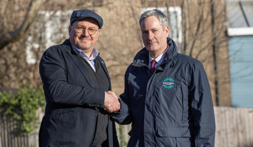 Paul Hackett With Lightening Fibre CEO