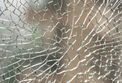 Broken Window Glass