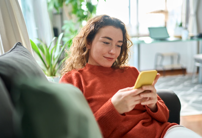 Young Woman On Phone